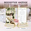 SAN LIKE Gold Double Sided Photo Frame, 6 Pack Acrylic