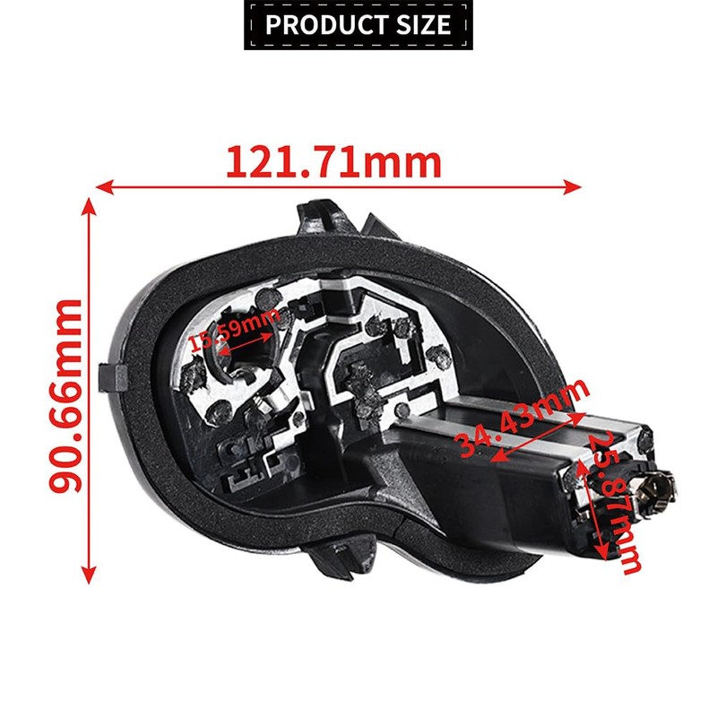 cantondz Rear Right Drivers Side Bulb Holder Compatible with Vauxhall