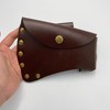 Leather Axe Cover/Sheath - Hatchet Head Protector Case, Small Belt