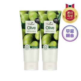 onthebodythenatural (엘지생활건강)온더바디 더내추럴 촉촉 올리브 클렌징폼 200g 2개 (LG Household & Health Care) Onthebody The Natural Moist Olive Cleansing Foam 200g 2 Pieces