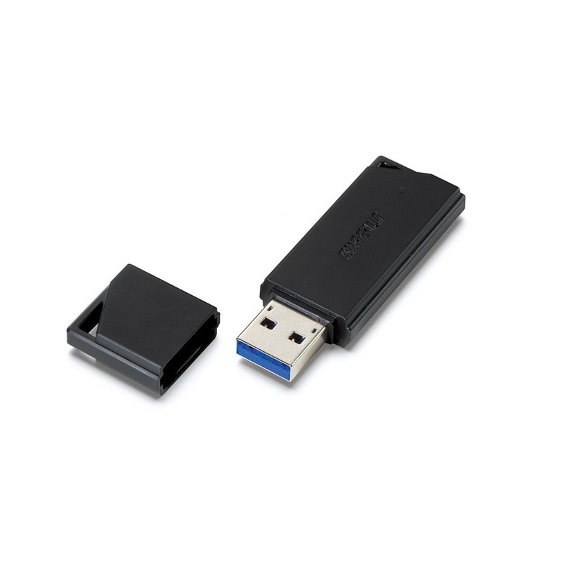 BUFFALO RUF3-K128GB-BK USB 3.1 (Gen1) USB Memory Value Model, 128GB,