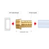 Drado Brass Hose Nozzle Brass Hose Connection Plug Adapter 3/4