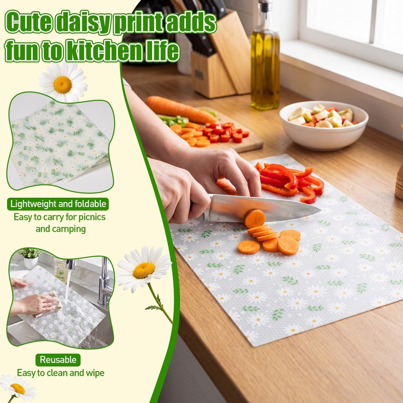 Yiyiring 30 Count Disposable Cutting Boards Sheets, 17" x 12"