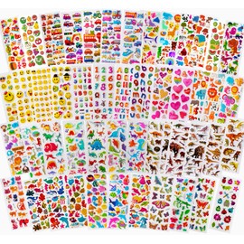1000+ Gummy Bears Children 2 Years 3D Stickers Animals DIY Scrapbooking Gift