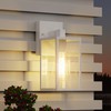 White Outdoor Lights for House, LED Exterior Front Porch Light