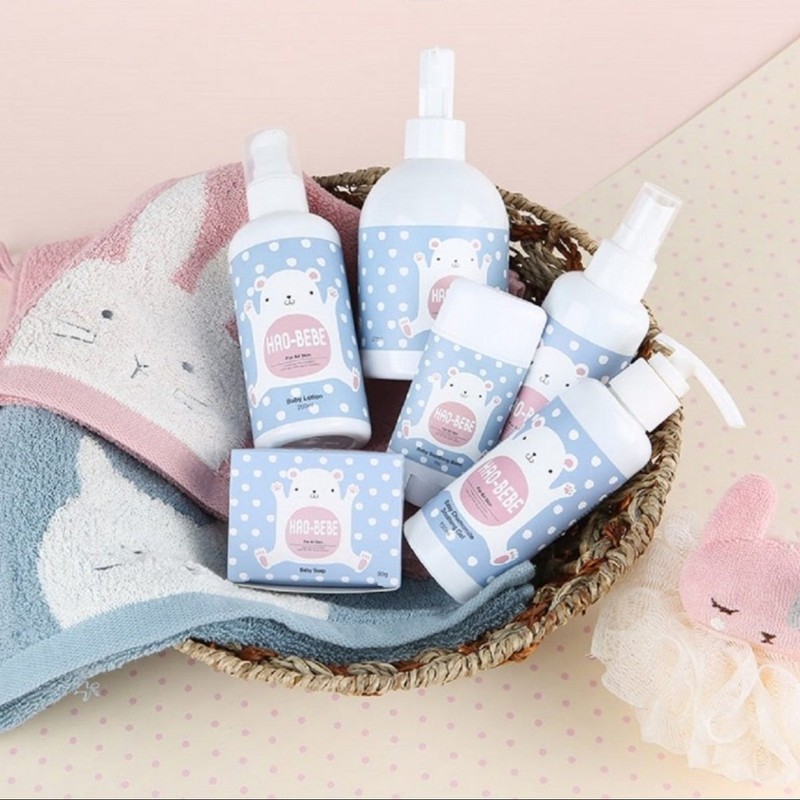 [Dressing Table] Haobebe Baby Lotion 200ml Skin soothing, itchy skin,