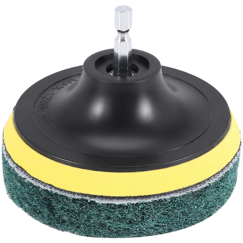 11Pcs Power Scrubber Brush Set Polishing Pad for Drill Powered