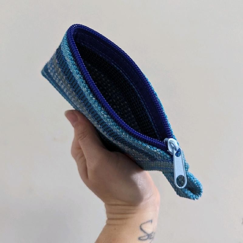 rock climbing rope zip pouch - Color: Orange