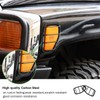 PIUGILH Turn Signal Light Grilles, 2 PCS Turn Side Signal