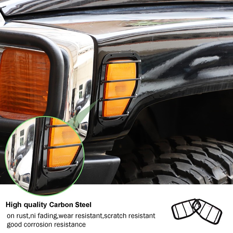 PIUGILH Turn Signal Light Grilles, 2 PCS Turn Side Signal