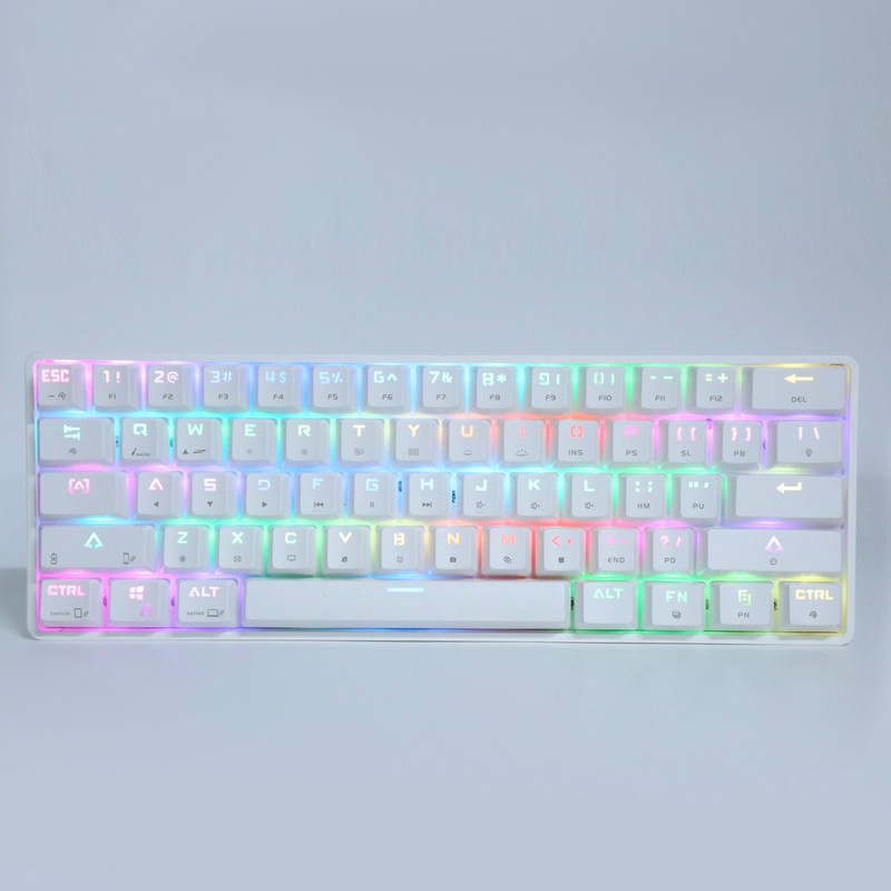 Mechanical Keyboard 61 Key BT5.0 USB Dual Mode Blue Switch