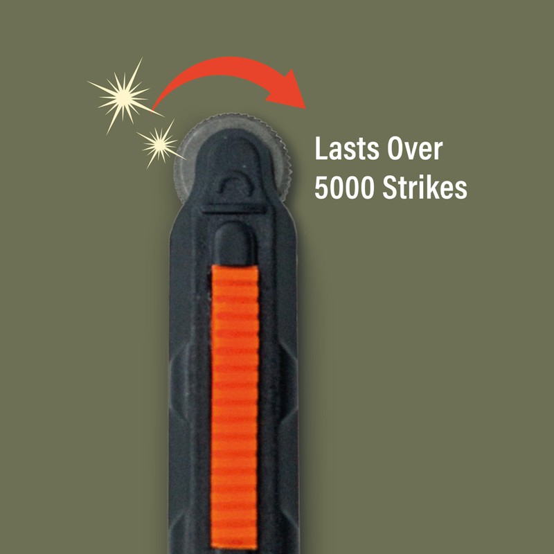 Bear Grylls Micro Sparker Fire Starter 2 Pack - Easy