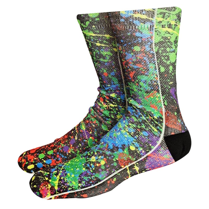 KACOLOR - Calcetines de tubo para hombre con estampado 3D,