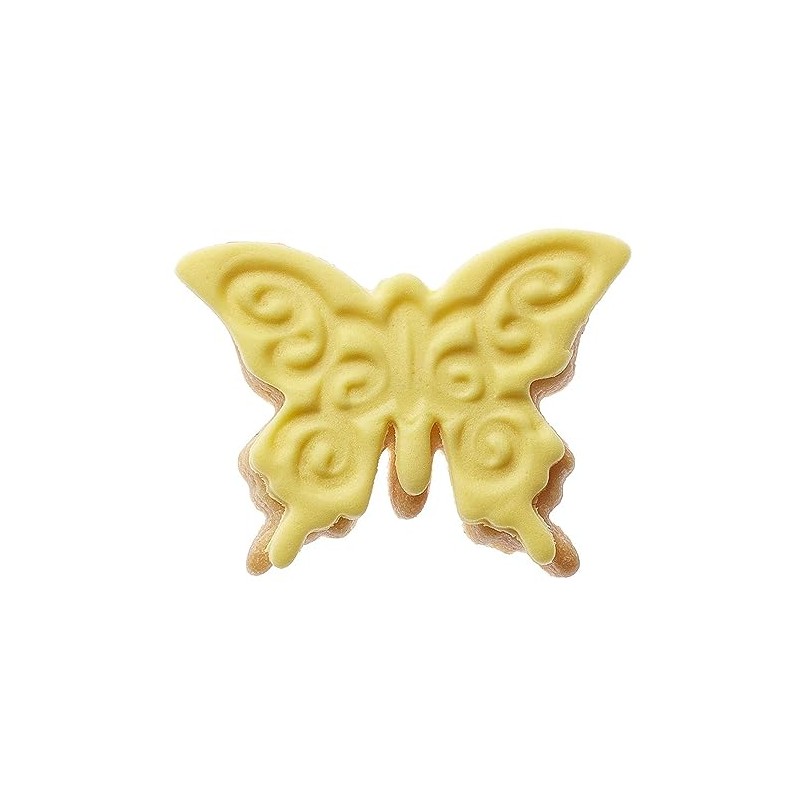 Birkmann 1010699010 Cut Butterfly, Grey Plastic, 5 x 3 x