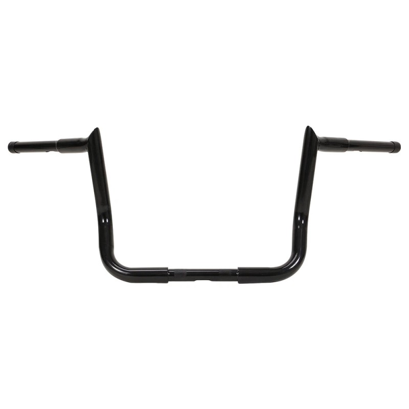 motor_parts2024 12" Hanger Bars Handlebars Black For Harley Touring Street
