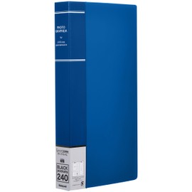 Nakabayashi PHL-1024-B Pocket Album Photo Graphilia, 240 Sheets, L Size, Blue