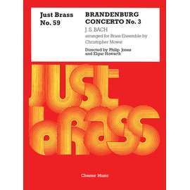 Brandenburg Concerto No. 3: Just Brass Series, No. 59