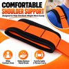 Reusable Orange Plastic Handling Strap for Moving Furniture and Electrical
