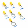 UMTMedia® 25 Pieces Blue 3.2mm Insulated Crimp Ring Electrical Connector