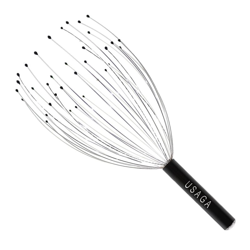 USAGA 36 Fingers Head Massager Scalp Massager Head Scratcher, Stocking