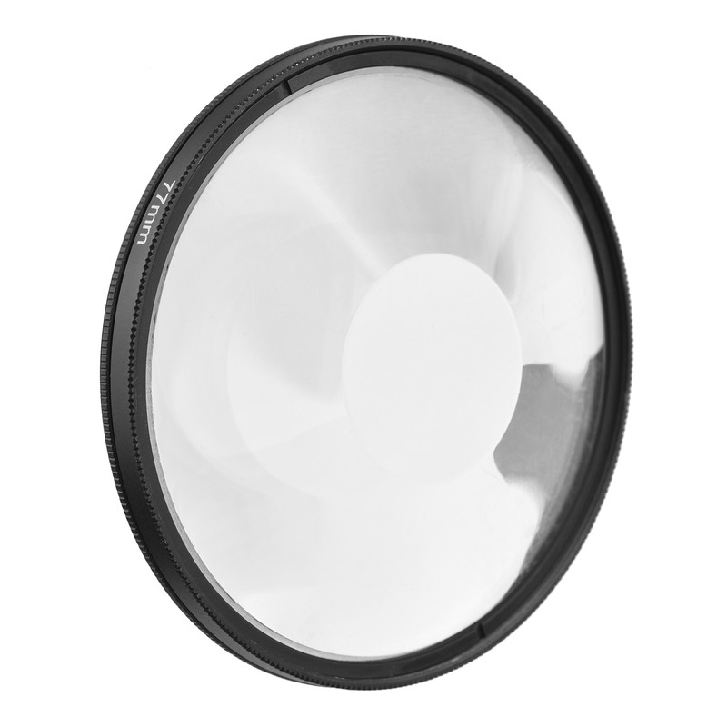 77mm Whirlpool Glass Prism Kaleidoscope Lens Filter Optical Glass Lens