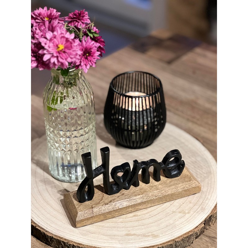 Brandsseller Decorative Lettering Home Approx. Width 18 cm Height 10
