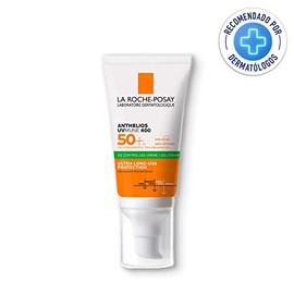 La Roche-Posay Anthelios Toque Seco FPS 50+ Protector Solar Facial para Piel Grasa, 50 ml 