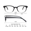 OLOMEE Reading Glasses for Women Cute Round Readers +4.50 for