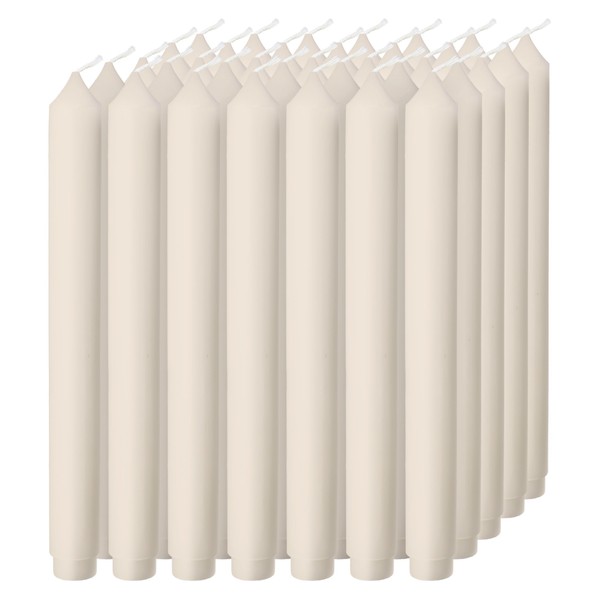 Estrella Blanca Dinner Candle Ivory 7 inch - 45 Pack,