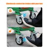 Ryansunoro Garden Seat with Cart and Wheels for Seniors, Patio,