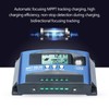 MPPT Solar Charge Controller Dual USB Solar Controller Smart LCD