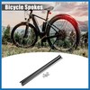 A ABSOPRO 12 Pcs 14G J Bend 282mm Bike Bicycle