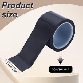 FREEBLOSS 50M/55yd Light Blocking Tape 2.8'' Wide Light Blocking Stickers Blackout Stickers for Electronics Light Blocking Tape for Electronics Cloth Duct Window Seal Strip Tape