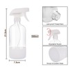 hmaimas Glass Spray Bottles for Cleaning Solutions, 16oz Reusable Clear