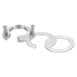 Ieron 2pcs Set of Faucet Mounting Nuts, Stainless Steel Faucet Anti-Loosening Nuts, Faucet Mounting Fixings for Kitchen and Bathroom Installation