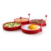 Nuwave Silicone Egg Rings, PFAS Free, Food-Grade, 4 Pcs, Non-Stick,