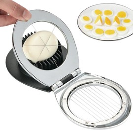 2 in 1 Zinc Alloy Boiled Egg Cutter Grater Household Egg Cutting Tool Cooking Supply Kitchen Tool Gadgets