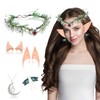 Elf Crown Elf Headpiece, Elf Ears Cosplay Accessories, Butterfly Earrings