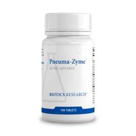 Biotics Research Pneuma-Zyme – Respiratory Support with Neonatal Lung, Supports Optimal Lung Function & Respiratory Tissue Health, Upper Respiratory Health 100 Tabs