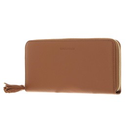 Coccinelle Tassel Zip Around Wallet Nocciola, Nocciola