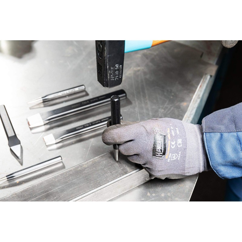 HAZET 746-1 Center Punch Octagon Shaft DIN 7250 Compliant Length: