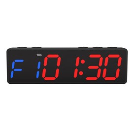 Portable Gym Interval Workout Fitness Clock Countdown/UP/Stopwatch Magnetic USB Rechargable Fitness A