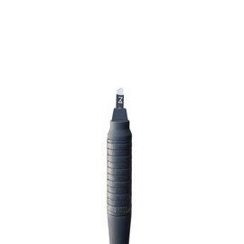 PACK OF 10 Mellie's Signature Microblading Disposable Pen - Sterilized Blade - Comfortable Rubber Grip With Pigment Sponge (V16 .18mm, Black)