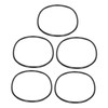 5Pcs Round Rubber Motor Belt Industrial Mechanical Equipment Transmission Parts