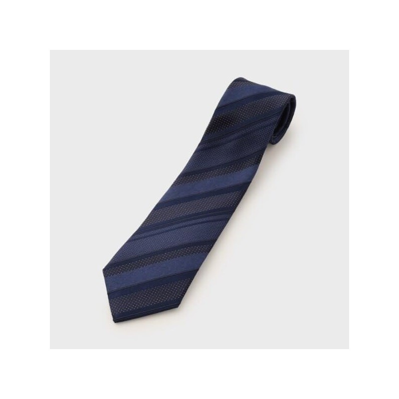 TAKEO KIKUCHI Necktie Made in Japan Shadow Stripe Silk Tie