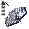 Wpc. UX003-038-002 Windproof Folding Umbrella, Pink Line Border, Rain Umbrella,