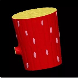 UNPAINTED Ren & Stimpy LOG 3d Printed Model