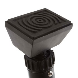 Stalwart 75-PT2013 Adjustable Door Stoppers Security Bar, Black