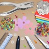 400 Pcs Mini Brad Paper Brads Fastener, Multicolor Metal Brad