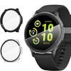 Suoman 2-Pack Case for Garmin Vivoactive 5 Screen Protector, All-Around